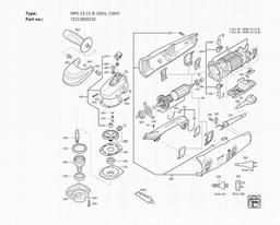 Fein WPO 13-15 IE (50Hz, 230V) spare parts