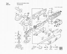 Fein WPO 14-15 XE (60Hz, 220V) spare parts