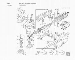 Fein WPO 14-15 XE (50/60Hz, 220/230V) spare parts