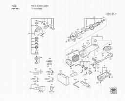Fein FSC 1.6 (60Hz, 120V) spare parts