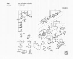 Fein FSC 2.0 (50/60Hz, 220/230V) spare parts