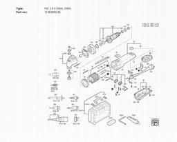 Fein FSC 2.0 X (50Hz, 230V) spare parts