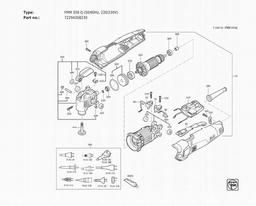 Fein FMM 350 Q (50/60Hz, 220/230V) spare parts