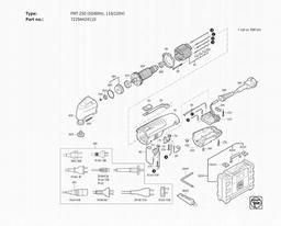 Fein FMT 250 (50/60Hz, 110/120V) spare parts