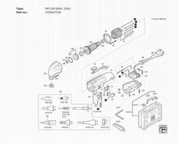 Fein FMT 250 (60Hz, 220V) spare parts