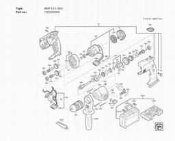 Fein ABOP 13-2 (18V) spare parts