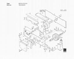 Fein GRIT GX 75 2H 2V spare parts