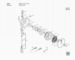 Fein Balancer up to 2,5 kg spare parts