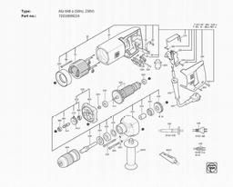 Fein ASz 648 a (50Hz, 230V) spare parts