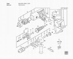 Fein ASze 648 a (60Hz, 110V) spare parts