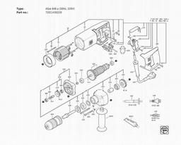 Fein ASze 648 a (50Hz, 220V) spare parts