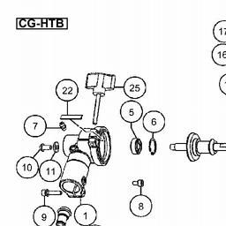 Hitachi CG-HTB spare parts