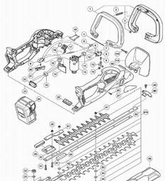 Hitachi CH36DL spare parts