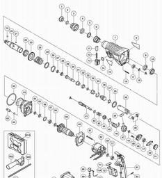 Hitachi DH24PG spare parts