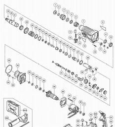 Hitachi DH26PB spare parts