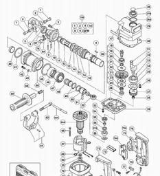 Hitachi DH35 spare parts