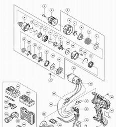 Hitachi DS14DJL spare parts