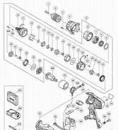 Hitachi DS14DL2 spare parts