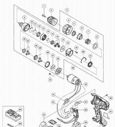 Hitachi DS18DGL spare parts