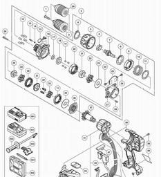 Hitachi DS18DBL2 spare parts