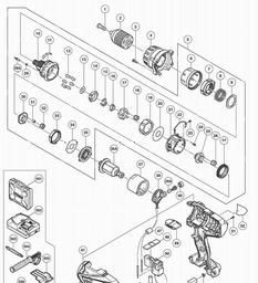 Hitachi DS18DSDL spare parts