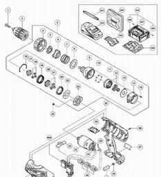 Hitachi DS18DSFL spare parts