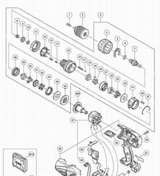 Hitachi DV14DBEL spare parts