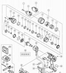 Hitachi DV14DBL spare parts