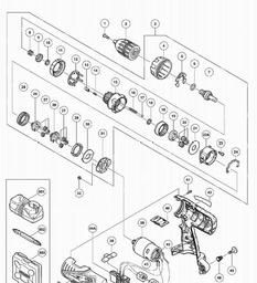 Hitachi DV14DFL spare parts