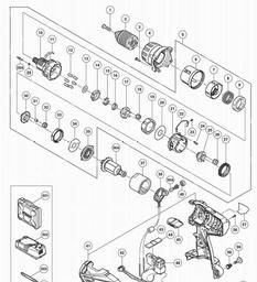 Hitachi DV14DL2 spare parts
