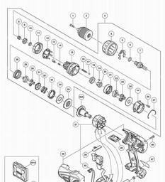 Hitachi DV18DBEL spare parts