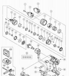 Hitachi DV18DBL spare parts