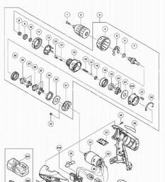 Hitachi DV14DVC2 spare parts