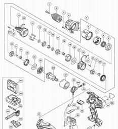 Hitachi DV18DSDL spare parts