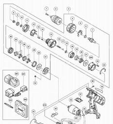 Hitachi DV18DVC2 spare parts