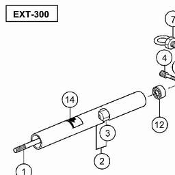 Hitachi EXT-300 spare parts