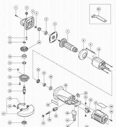 Hitachi G10SF5 spare parts