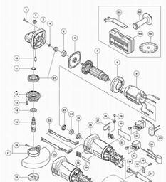 Hitachi G12SR4 spare parts