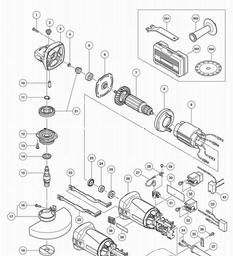 Hitachi G13SR4 spare parts