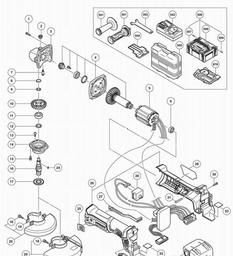 Hitachi G14DBL spare parts