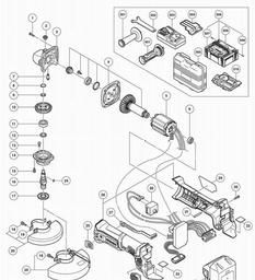 Hitachi G18DBL spare parts
