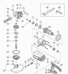 Hitachi G18SW spare parts