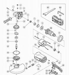 Hitachi G23SW spare parts