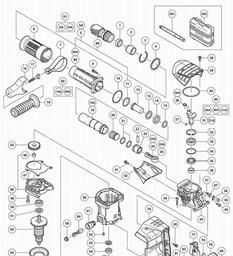 Hitachi H41SD spare parts