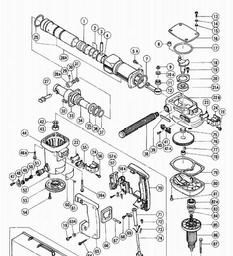 Hitachi H55SB spare parts