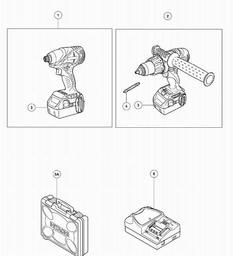 Hitachi KC18DJL spare parts