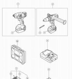 Hitachi KC18DLL spare parts
