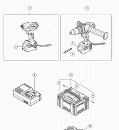 Hitachi KC18DML spare parts