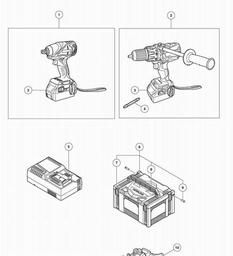 Hitachi KC18DPL spare parts
