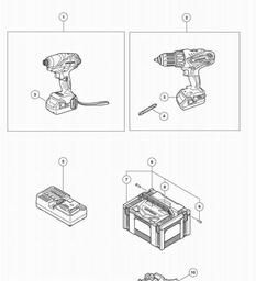 Hitachi KC18HCL spare parts